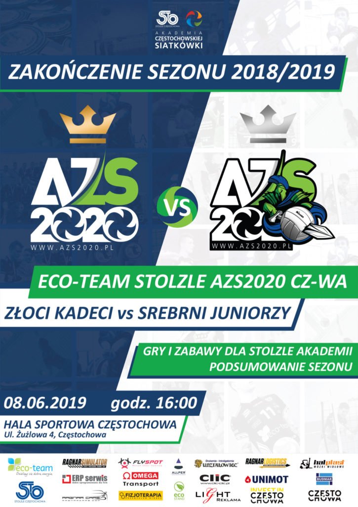 Eco-Team AZS 2020 Stolzle Częstochowa kończy sezon 2