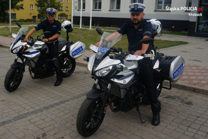 Kłobuck. Policja ma nowe motocykle. 1
