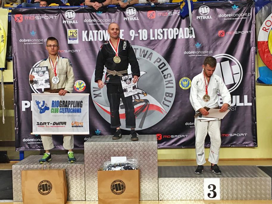 Bracia Ciszek z medalami XV Mistrzostw Polski w Brazylijskim Jiu-Jitsu 2
