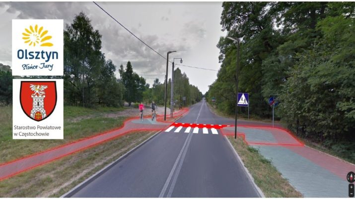 Interaktywne przejście dla pieszych w Olsztynie 3