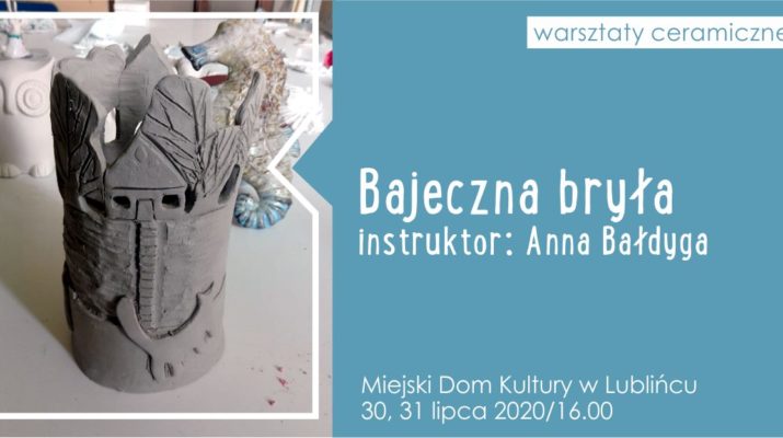 MDK w Lublińcu zaprasza na warsztaty z ceramiki dla dorosłych 1