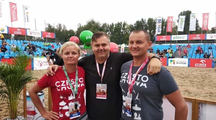 Sędziowie z Częstochowy sędziowali turniej finałowy Mistrzostw Polski kobiet i mężczyzn w siatkówce plażowej i promowali nasze miasto 1