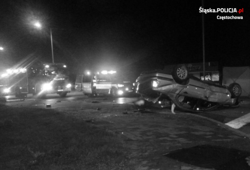 Częstochowska policja bada okoliczności tragicznego wypadku drogowego 2