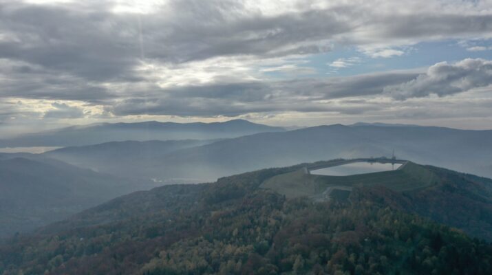 Jesienna Góra Żar , widokowa trasa dla amatorów spacerów 1