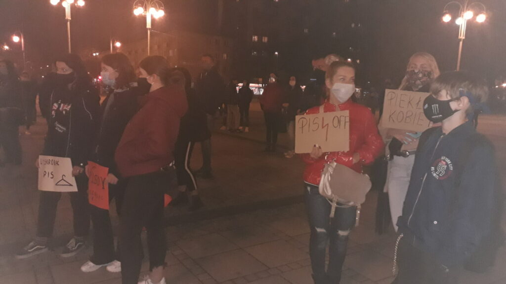 Trzeci dzień protestów w Częstochowie 1