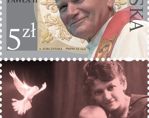 Poczta Polska wypuściła dzisiaj znaczek upamiętniający postać Świętego Jana Pawła II 1