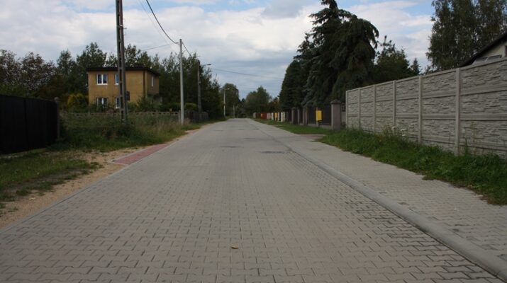 W Myszkowie zakończyła się budowa dróg na ulicy Klonowej i Sadowej 6