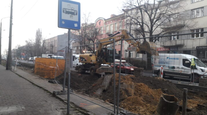 Trwa budowa torowiska w centrum Częstochowy. Przez kilka miesięcy musimy się liczyć z utrudnieniami 1