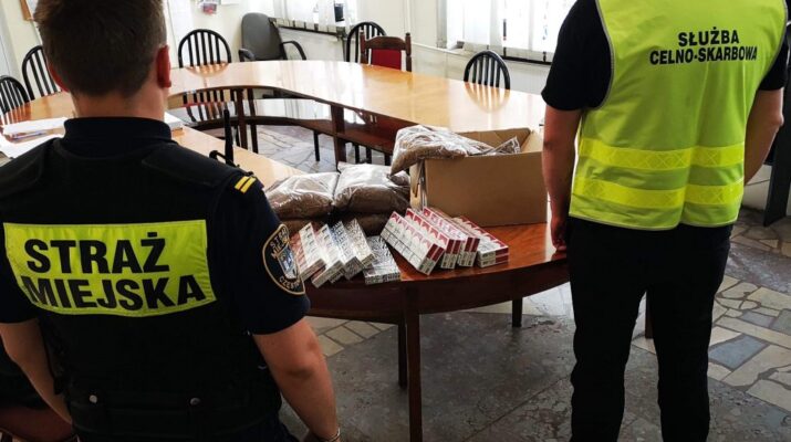 Straż Miejska oraz celnicy ujawnili 8 tys. nielegalnych papierosów 1