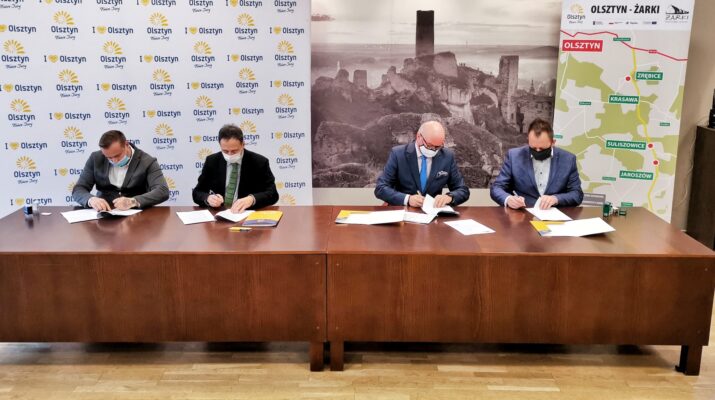 Umowy z wykonawcami trasy rowerowej Olsztyn – Żarki podpisane 7