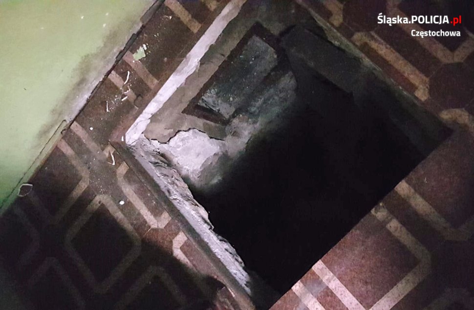Ukrywał się w kryjówce pod podłogą swojego domu, ale i tak wpadł w ręce częstochowskich policjantów 1