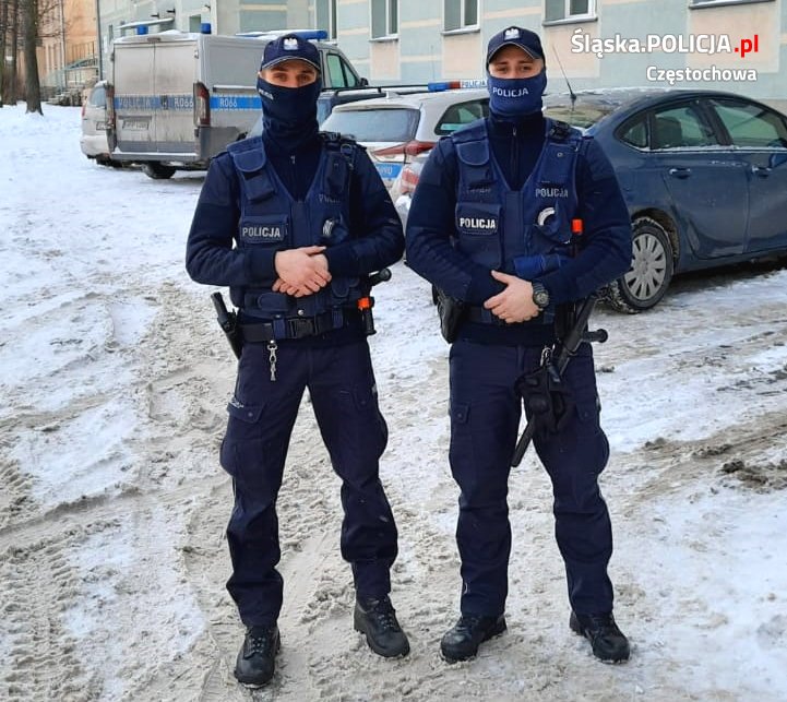 Częstochowscy policjanci uratowali mężczyznę, który targnął się na swoje życie 1