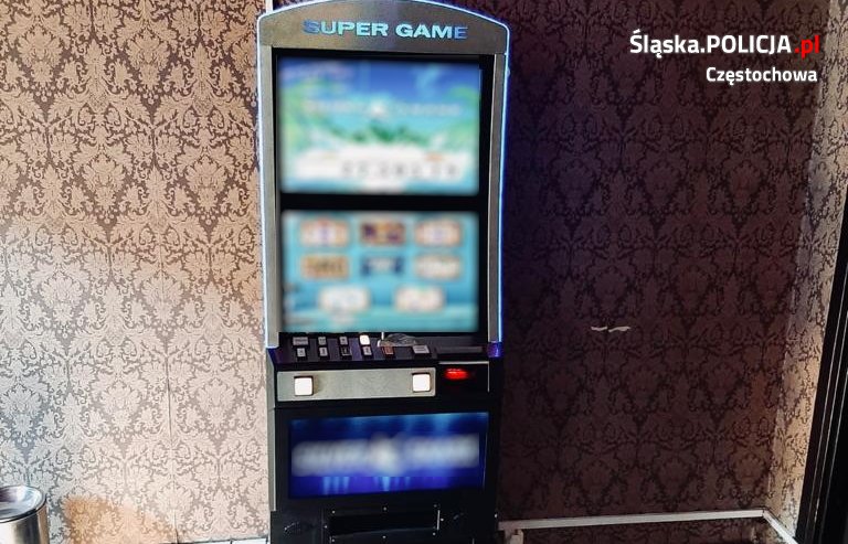 Kolejne nielegalne automaty do gry ujawnione przez częstochowską policję 1