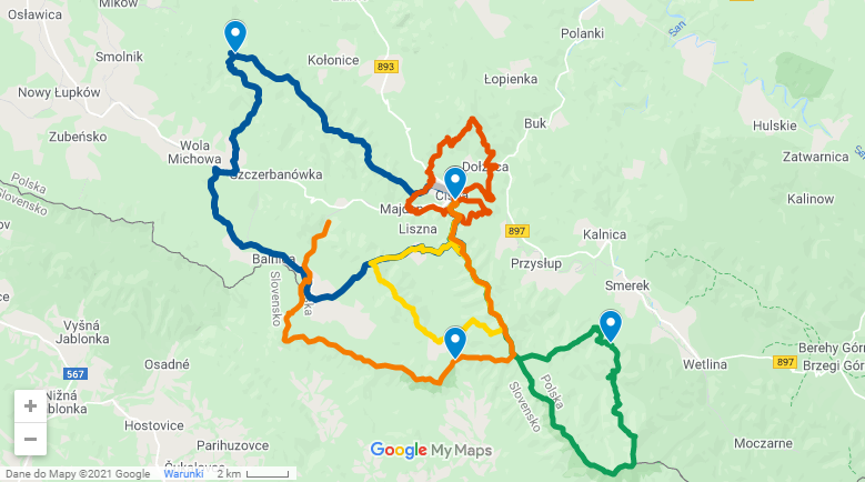 mapa festiwalu biegowego
