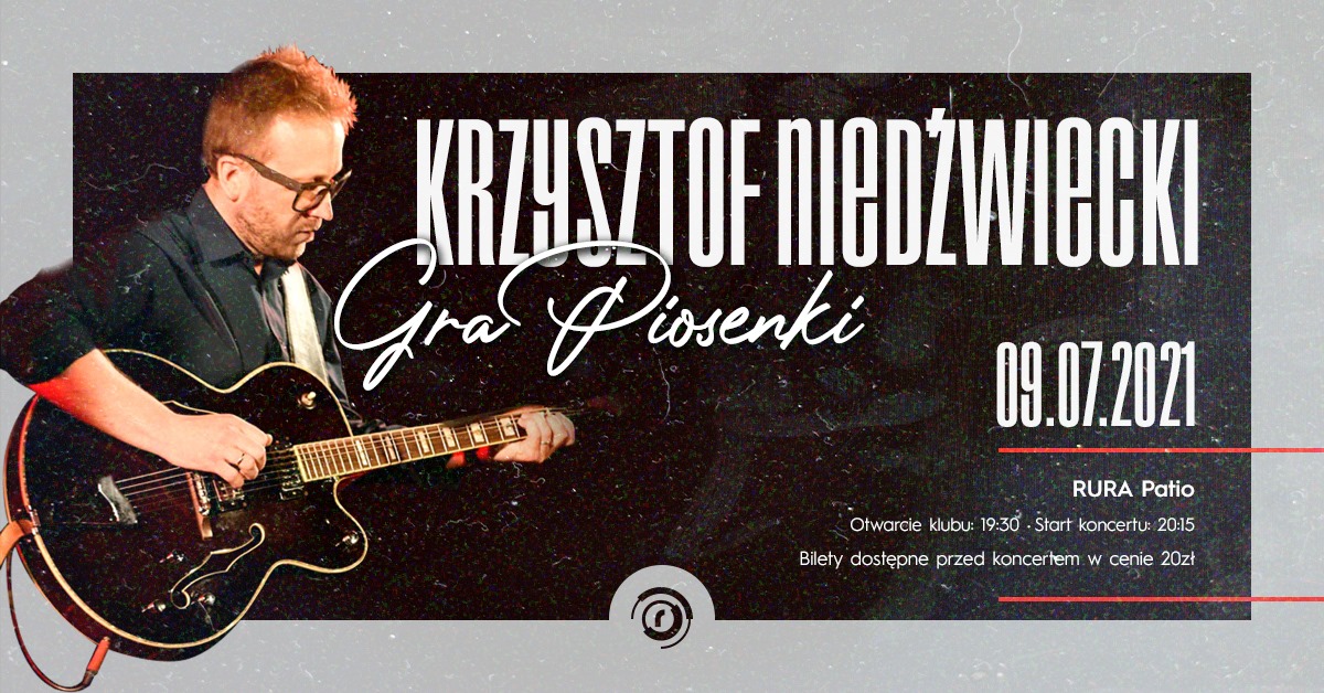 Krzysztof Niedźwiecki "gra piosenki" w częstochowskim klubie Rura 1