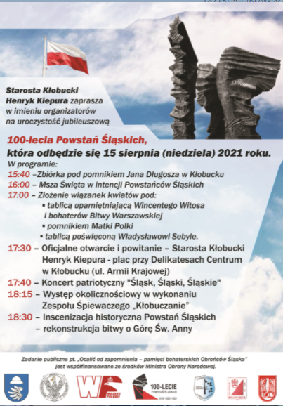 Uroczystość 100-lecia Powstań Śląskich – Kłobuck 3