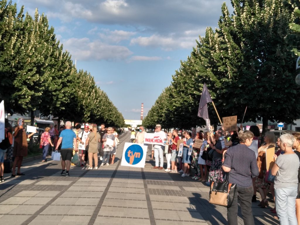 Częstochowa kolejny raz protestowała w obronie wolnych mediów 40