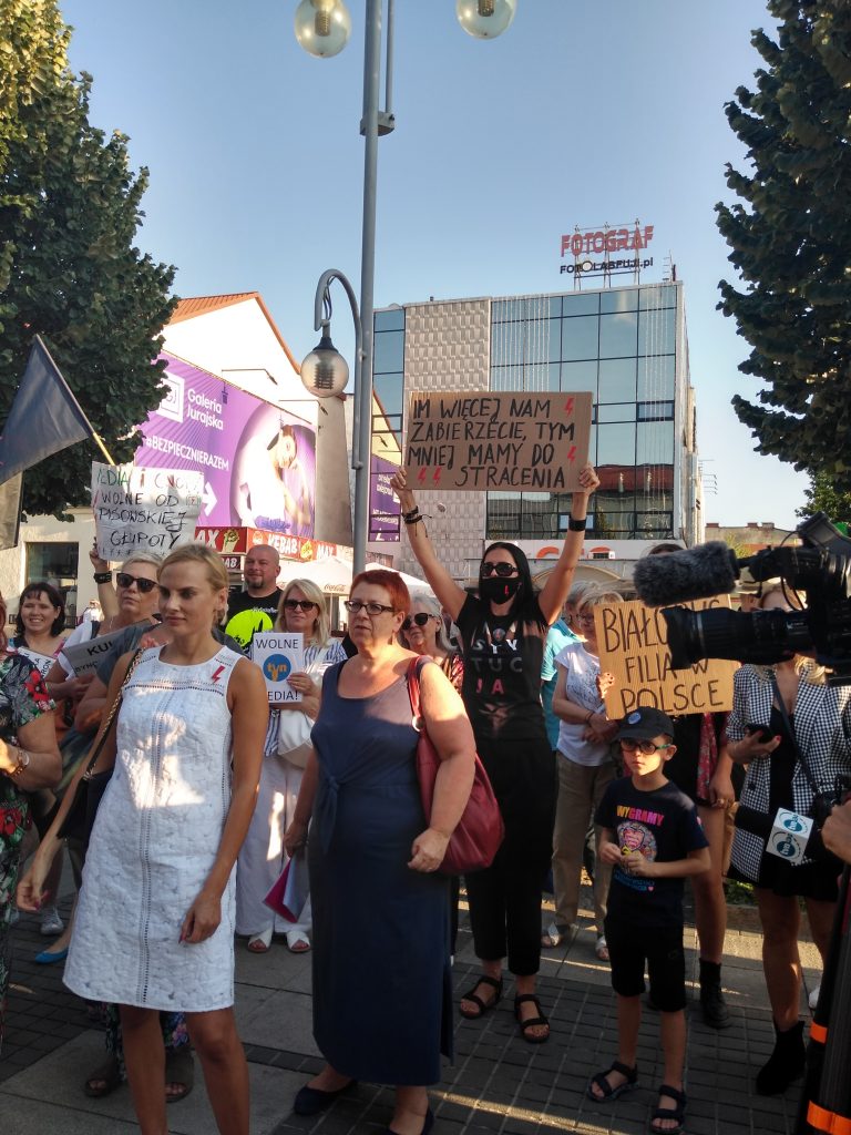 Częstochowa kolejny raz protestowała w obronie wolnych mediów 20