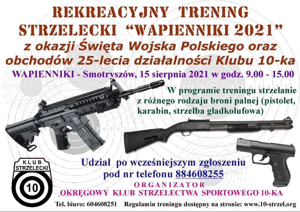 Rekreacyjny trening strzelecki "Wapienniki 2021" 2