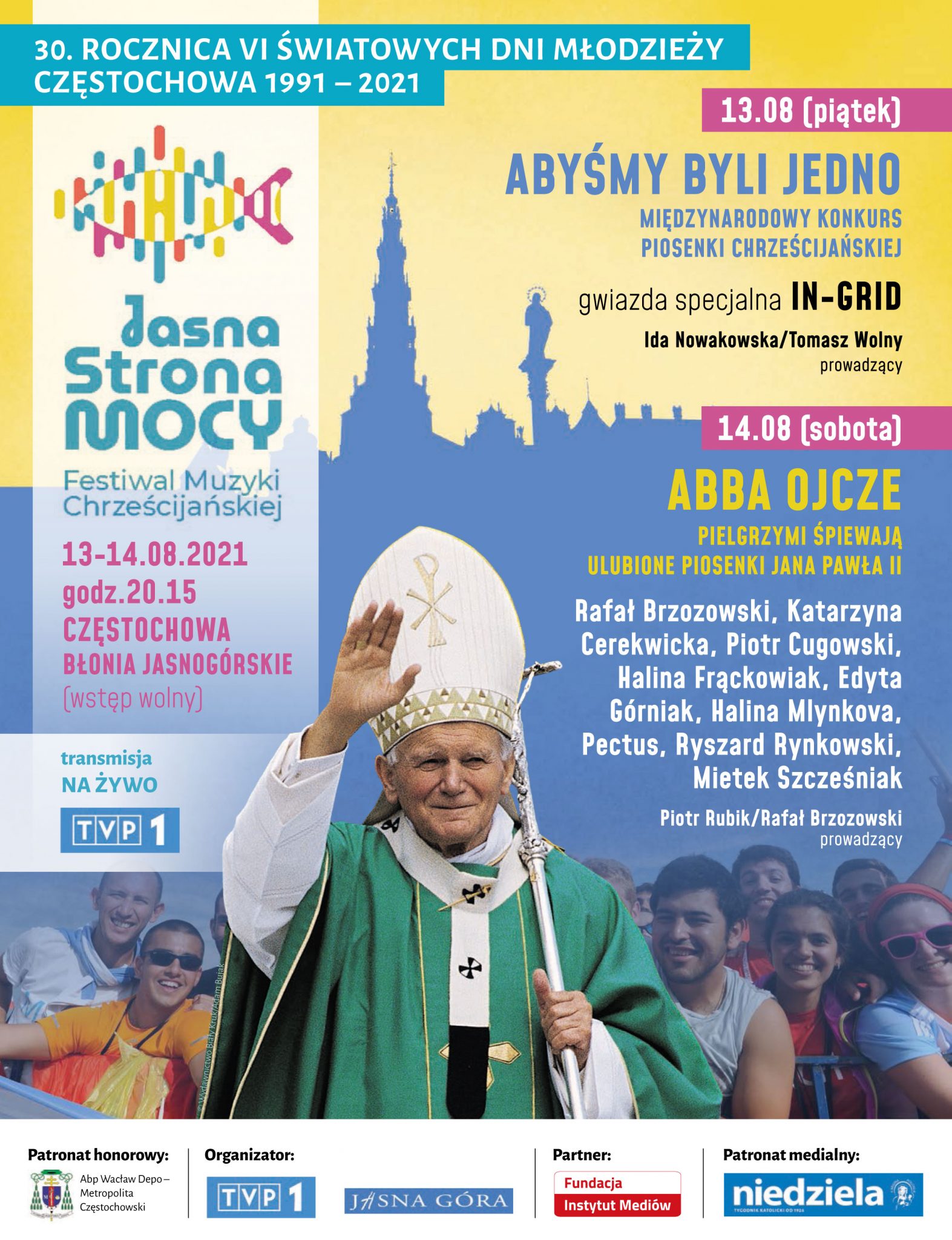 Festiwal Jasna Strona Mocy. Już niebawem w Częstochowie wystąpią m.in. Ryszard Rynkowski i Edyta Górniak 4