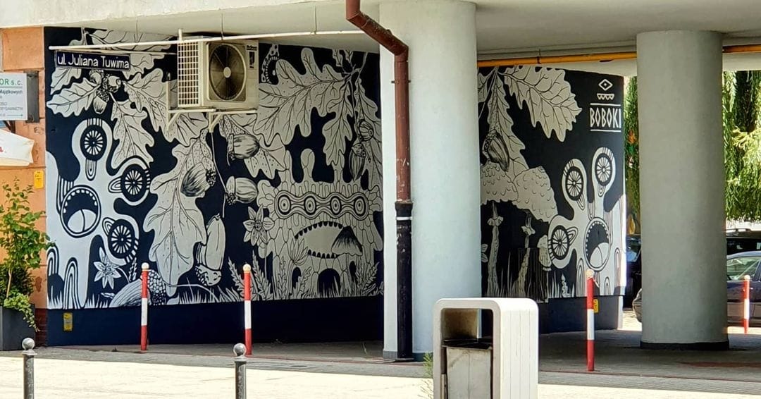 Widzieliście już nowy częstochowski mural? Znajdziecie go przy ul. Tuwima 1