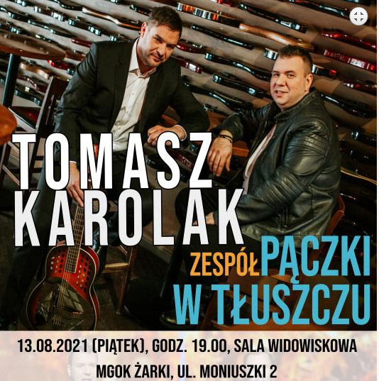Koncert Tomasza Karolaka w Żarkach 5