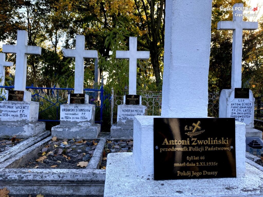 Policjanci ze śląska zaopiekowali się grobami poległych na Ukrainie 10