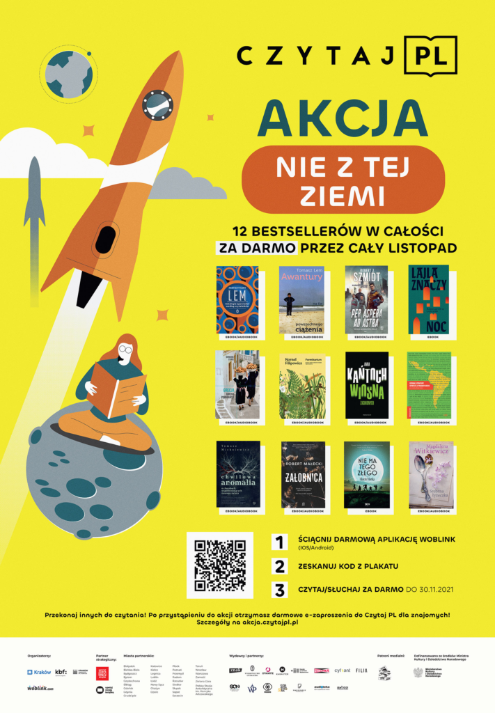 Akcja "Czytaj PL" ponownie w Częstochowie. Do czytania i słuchania 12 bestsellerowych książek 1
