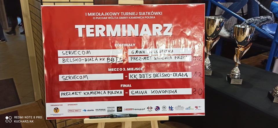 I Mikołajkowy Turniej Siatkówki o Puchar Wójta Gminy Kamienica Polska wygrali siatkarze... 4