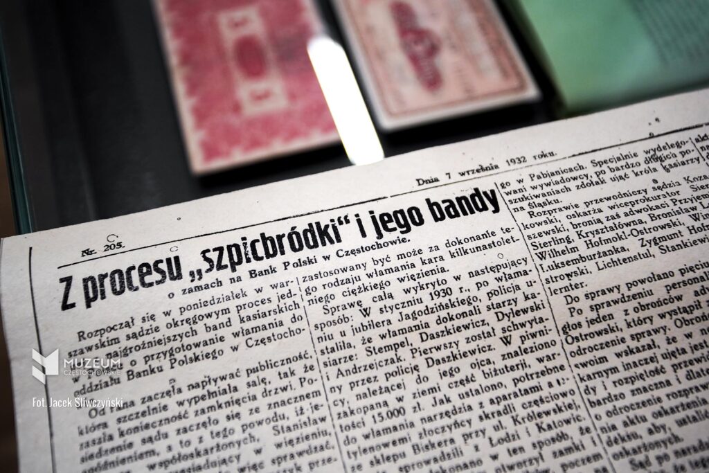 Opowieść o tym, jak Szpicbródka zaplanował napad na Bank Polski w Częstochowie… 2