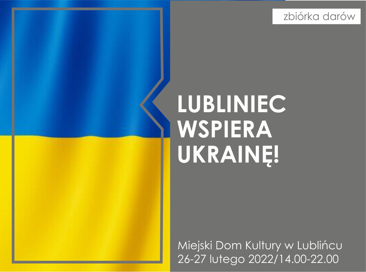 Lubliniec wspiera Ukrainę! W sobotę i niedzielę w MDK trwa zbiórka darów 9