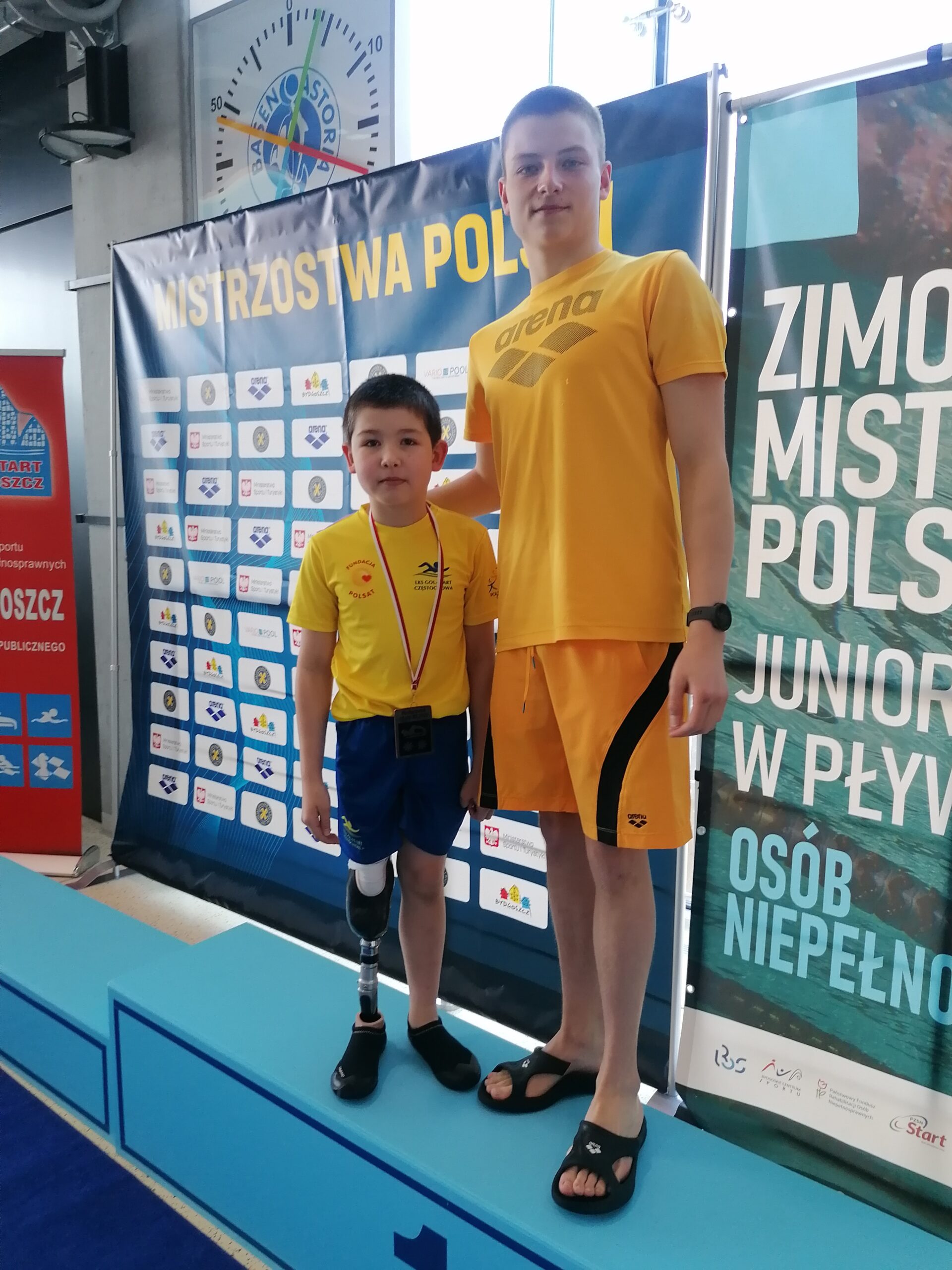 Zawodnicy Gol-Start Częstochowa startowali w Mistrzostwach Polski Juniorów w Pływaniu Osób Niepełnosprawnych w Bydgoszczy 1
