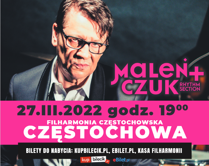 Maciej Maleńczuk na scenie Filharmonii Częstochowskiej. Mamy dwa podwójne zaproszenia na ten koncert [KONKURS] 2
