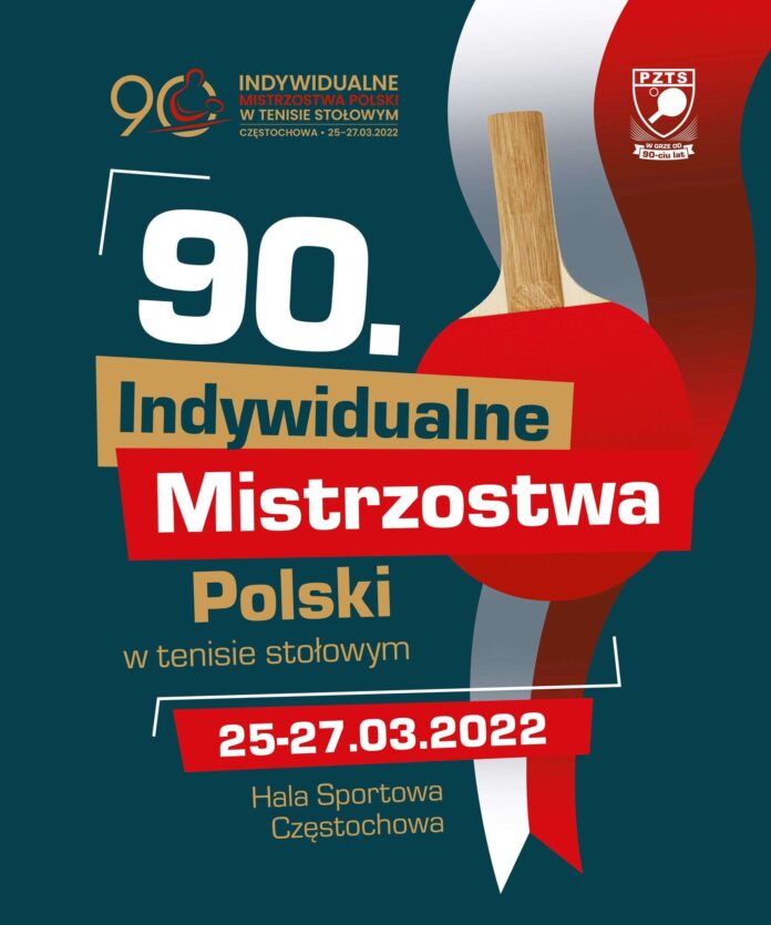 Od piątku do niedzieli w HSC trwać będą jubileuszowe 90. Indywidualne Mistrzostwa Polski kobiet i mężczyzn w tenisie stołowym 5