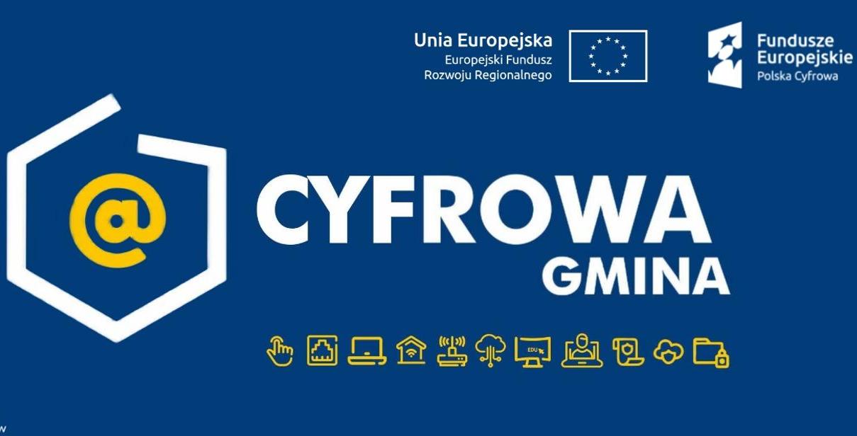 Gmina Mstów pozyskała środki z programu „Cyfrowa Gmina” finansowanego z Funduszy Europejskich. 1
