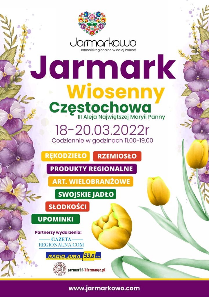 Już w piątek w Częstochowie rozpocznie się "Jarmark Wiosenny". Co będzie można na nim kupić? 1