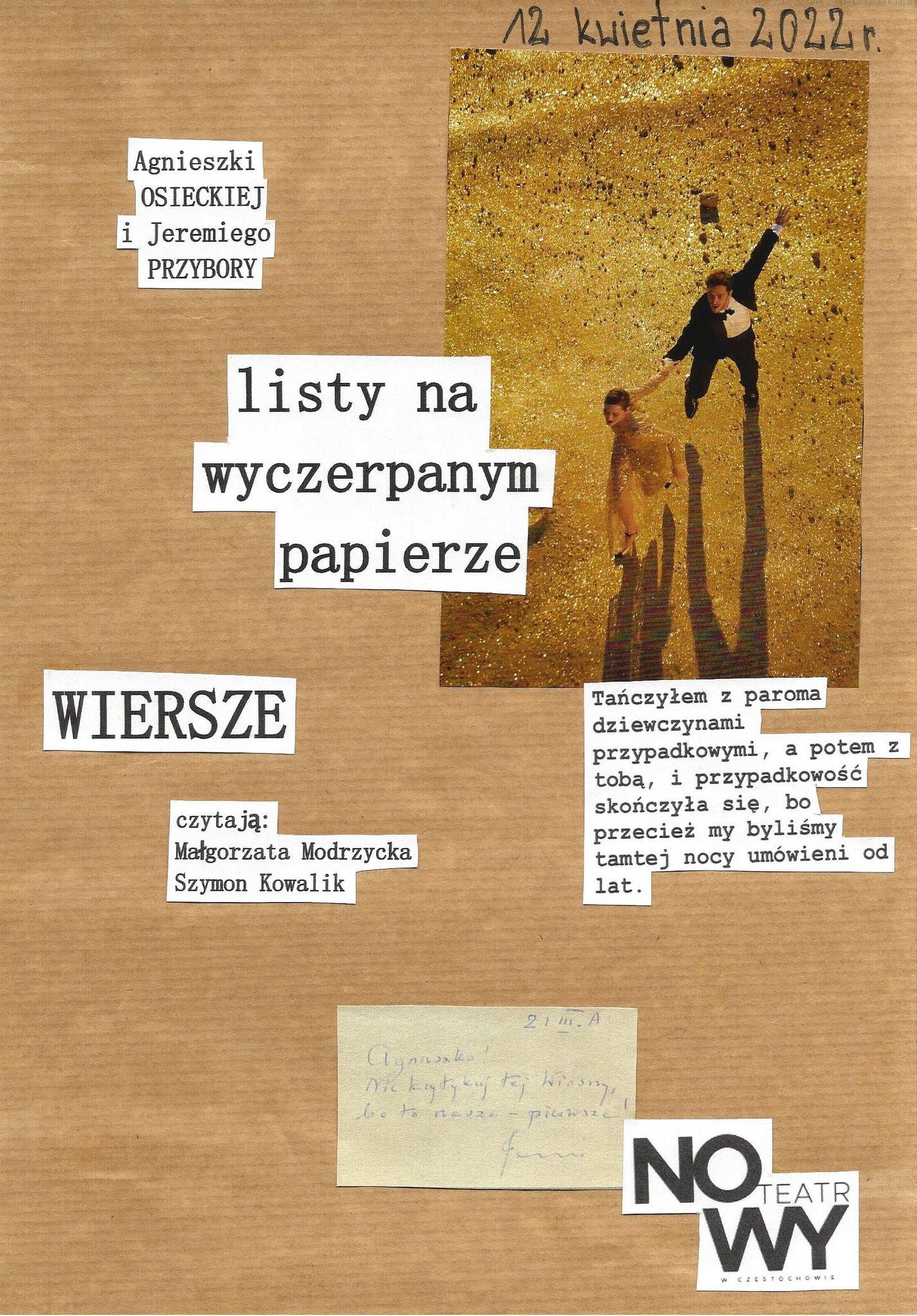Salon Poezji Agnieszki Osieckiej i Jeremiego Przybory w częstochowskiej Alternatywie 21 1
