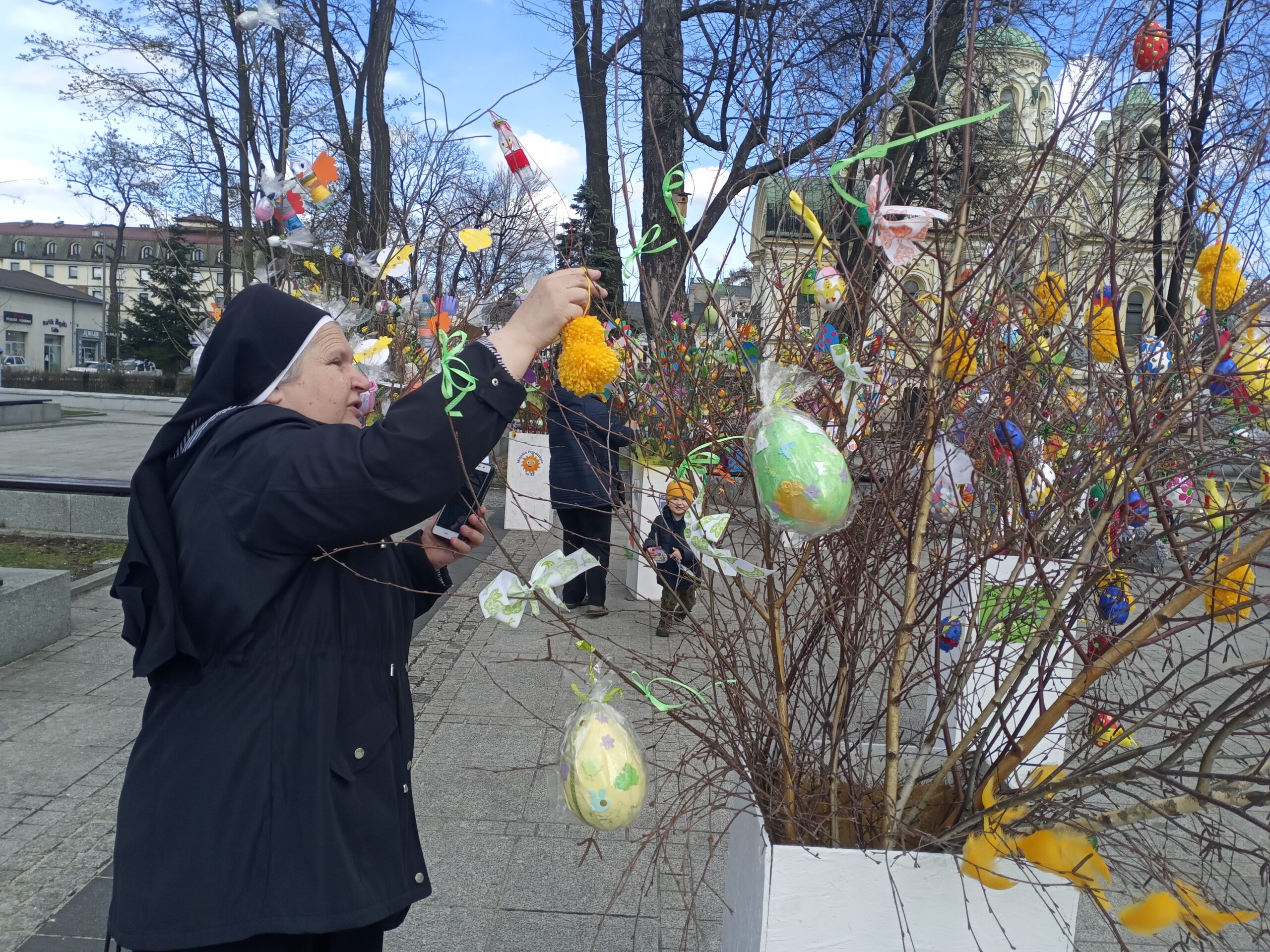 Wielkanocna akcja siostry Mileny na pl. Biegańskiego. To wyraz solidarności i braterstwa 1