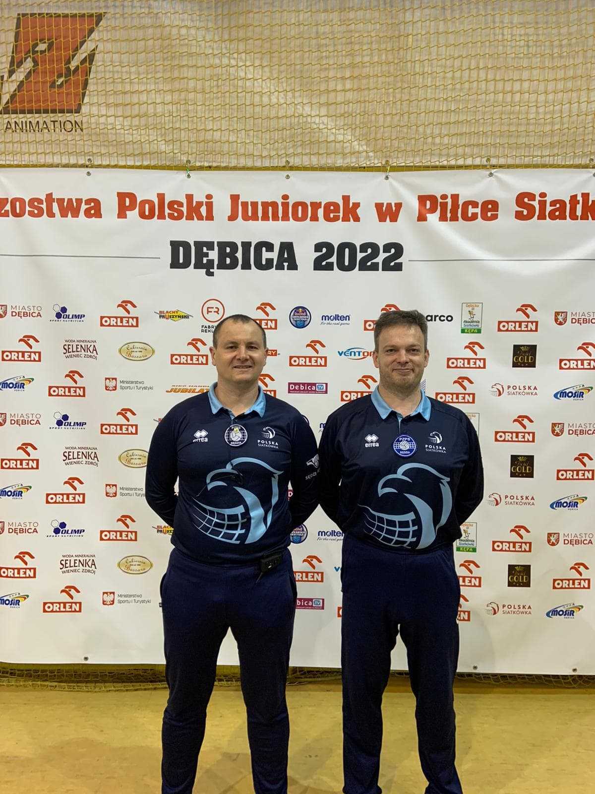 Siatkarski arbiter z Częstochowy Marcin Dobrzański sędziował mecz o złoty medal w mistrzostwach Polski juniorek w Dębicy 1