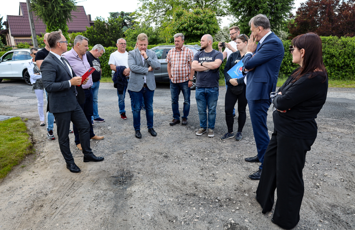 Radomsko - Spotkanie z mieszkańcami ulicy Parkowej z Prezydentem miasta Radomska 2