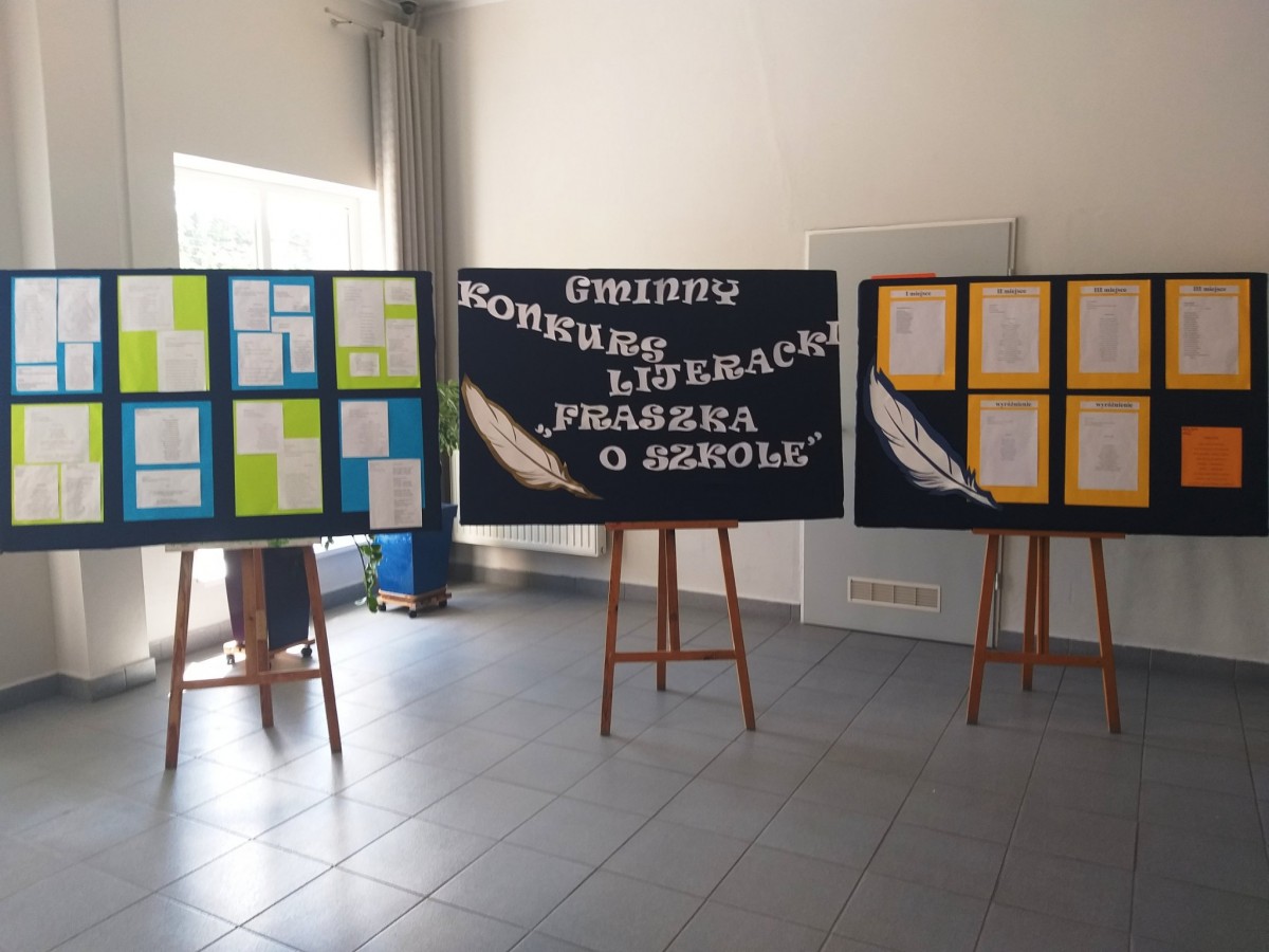 Gminny Konkurs Literacki w Szkole Podstawowej w Poraju pt. „Fraszka o szkole” został rozstrzygnięty 1