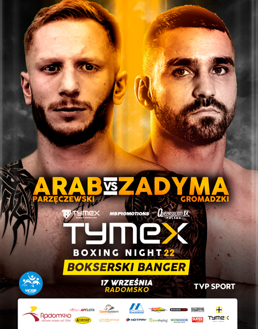 Tymex Boxing Night 22 po raz drugi już odbędzie się 17 września w Radomsku 2