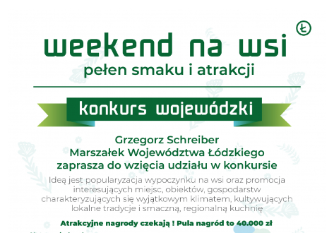 Radomsko - Wojewódzki Konkurs „Weekend na wsi”. W puli nagród 40 tysięcy złotych 2