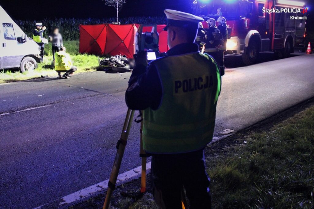 Kłobuck - Tragiczny wypadek pod Krzepicami- nie żyje 21 letni motocyklista 3