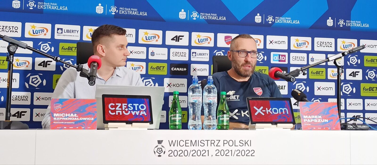 Trener Rakowa Marek Papszun przed piątkowym meczem z Wartą Poznań 1