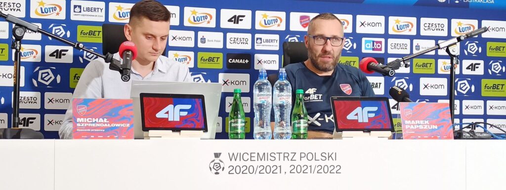 Trener Rakowa Marek Papszun przed piątkowym meczem z Wartą Poznań 6