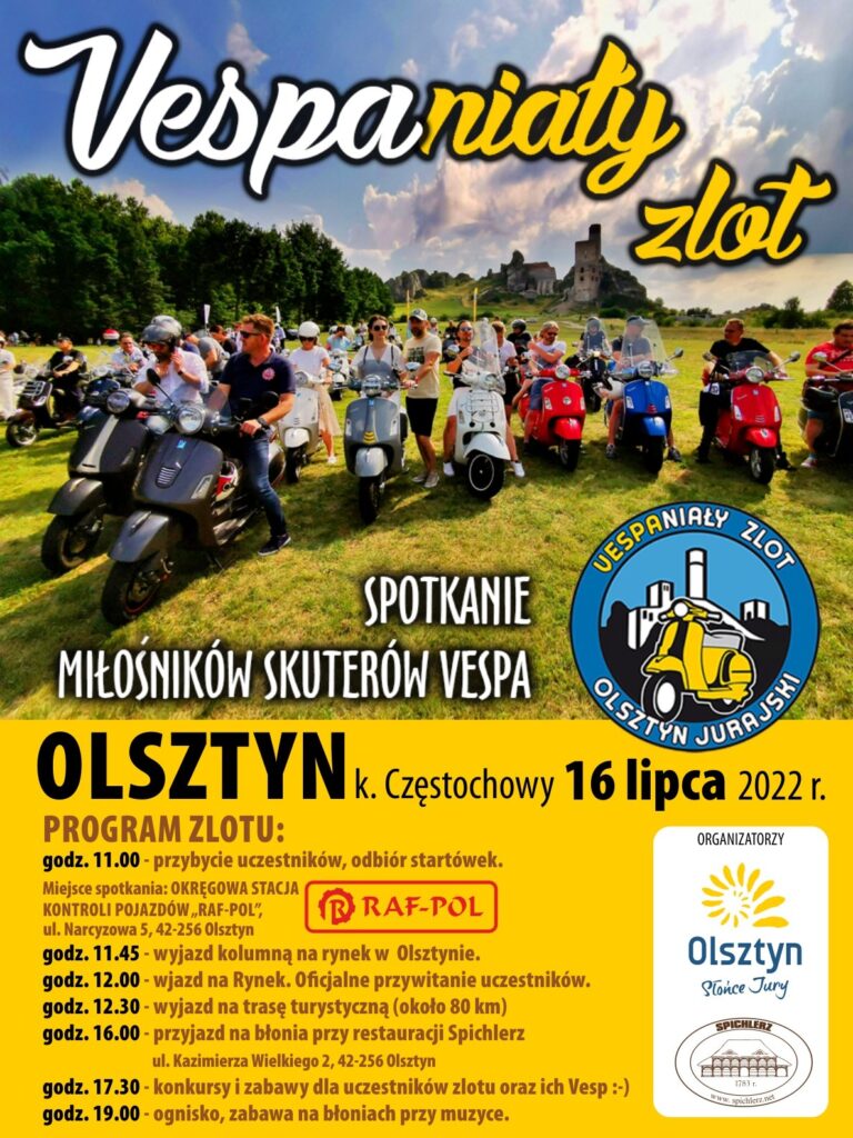 „Vespaniały Zlot”, czyli olsztyńska impreza dla miłośników skuterów marki Vespa 3
