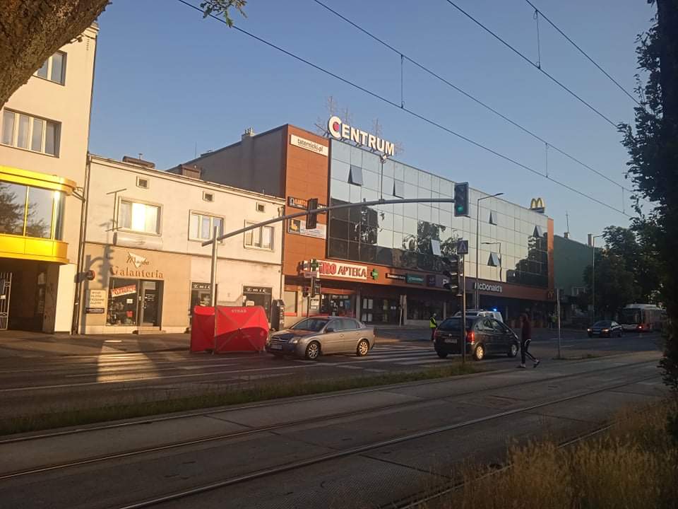 Częstochowa: Kolejne potrącenie pieszego, tym razem w samym centrum miasta 1