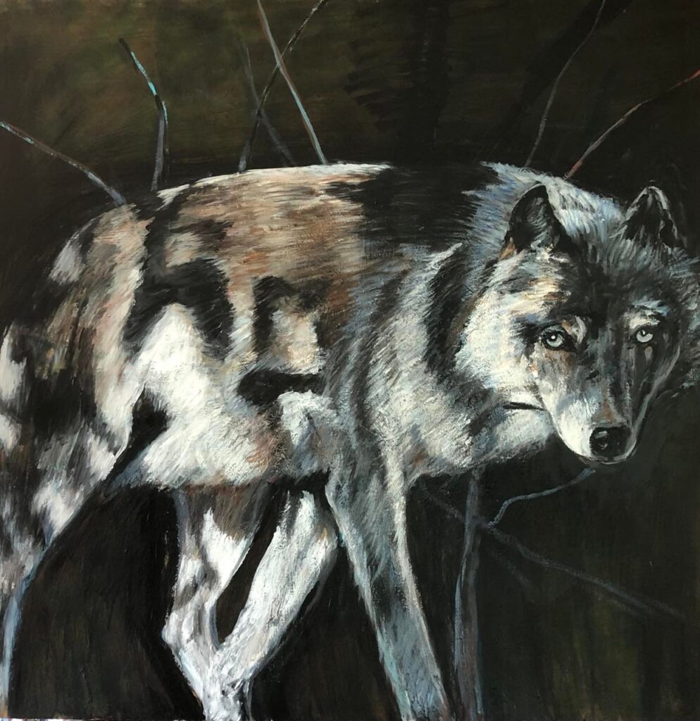 "Wilki", czyli wystawa Doroty Smyrak w częstochowskiej Konduktorowni 5