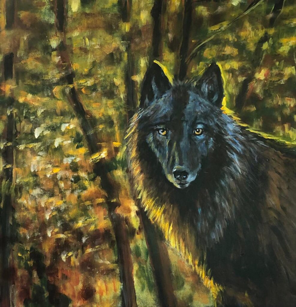 "Wilki", czyli wystawa Doroty Smyrak w częstochowskiej Konduktorowni 4